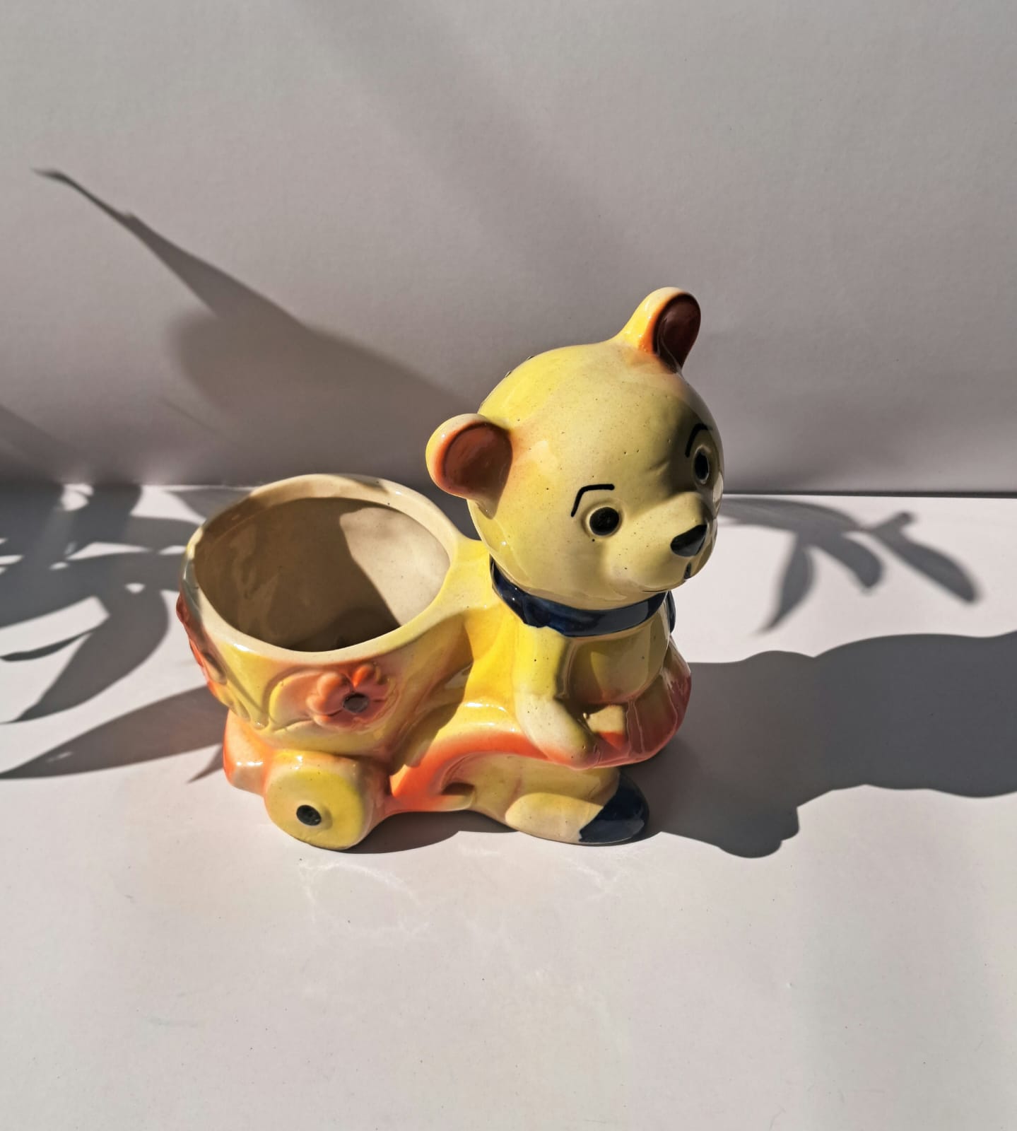 Teddy Bear Ceramic Pot