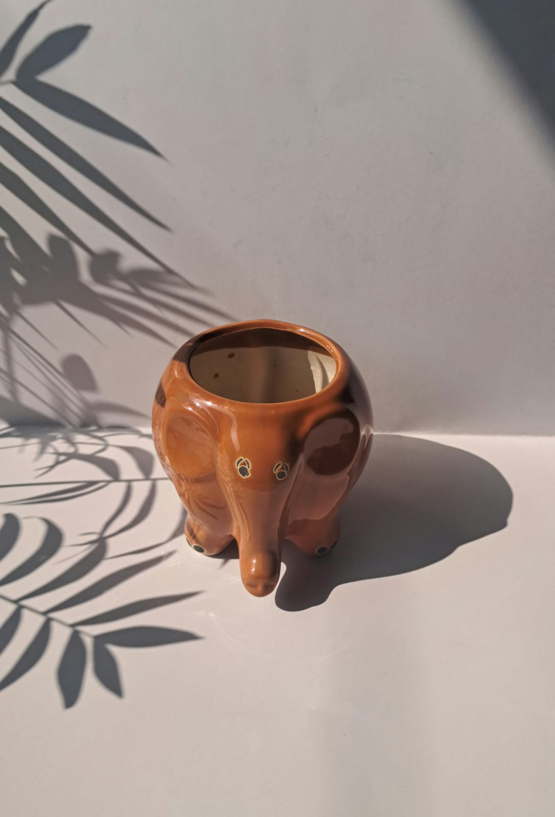 Cute Animal Elephant Shape Ceramic Pots